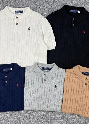 Вязаное поло ralph lauren