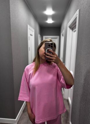 Рожевий костюм zara
