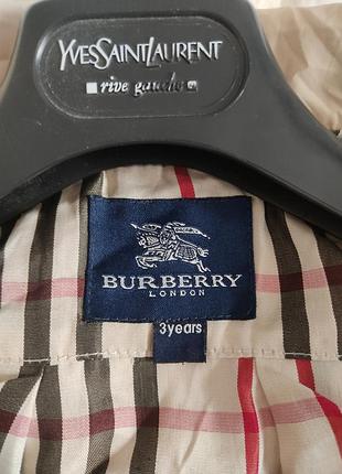 Плащ, тренч burberry на девочку 3 лет 6