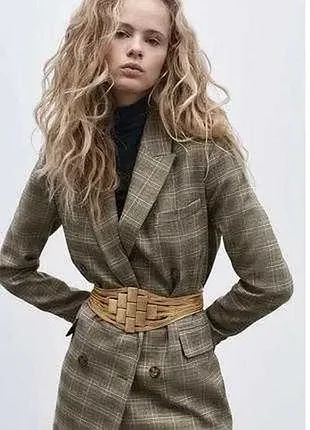 Массивный металлический ремень, пояс zara. новый.