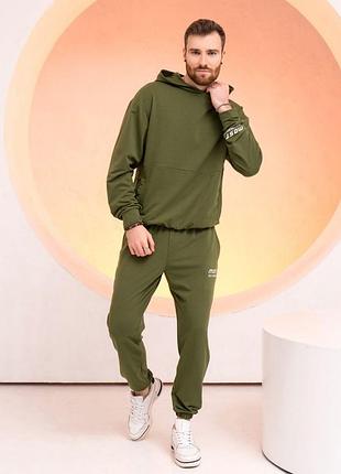 Спортивний костюм колір хакі розмір xxl fi_009539