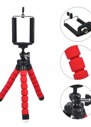 Трипод штатив для селфі uft selfie flexi pod (червоний)