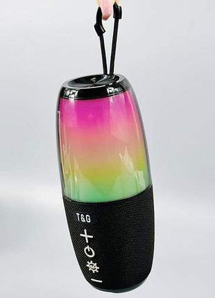 Колонка портативна bluetooth t&g tg644 black чорна