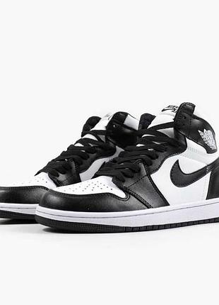 Кросівки nike air jordan 1 high чорно-білі, стан відмінний