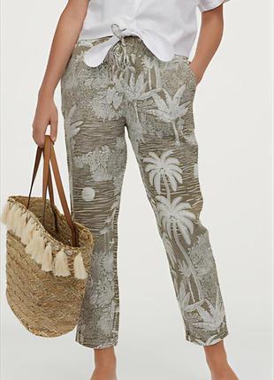 Desmond dempsey x h&m лляні брюки,штани