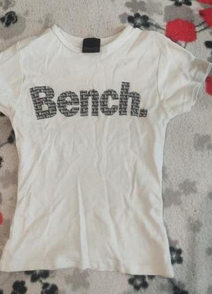 Стильная летняя футболка трикотажная bench футболочка подлетка летняя фудболка подросткую бренд футболка унисекс