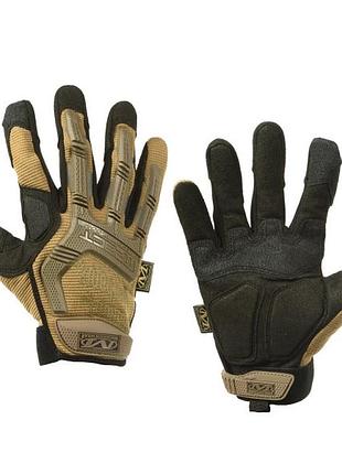 Перчатки тактические полнопалые uad m-pact mechanix uad0020l l койот