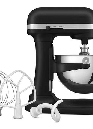 Кухонна машина kitchenaid heavy duty 5ksm55sxxebm 375 вт матовий чорний