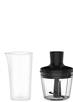 Блендер погружной tefal quickchef hb673830 1000 вт черный