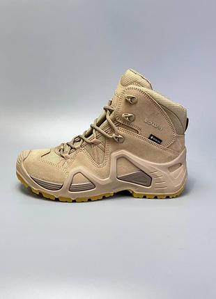 Тактичні черевики lowa zephyr gtx mid mk1 (desert/beige) 40