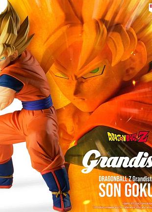 Фигурка сон гоку dragon ball z | son goku kamehameha banpresto grandista 22 см оригинал