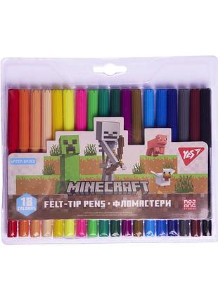Набор фломастеров yes minecraft 650569 18 цветов