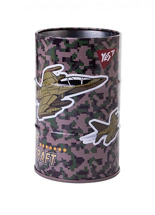 Подставка для письменных принадлежностей yes military 708097 6,5х10,8 см