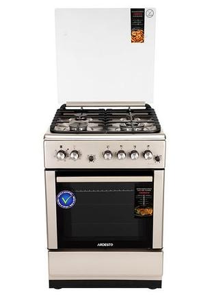 Плита комбинированная ardesto fsс-f6060ps 64 л серебристая