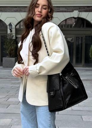 Сумка шанель handbag натуральная кожа