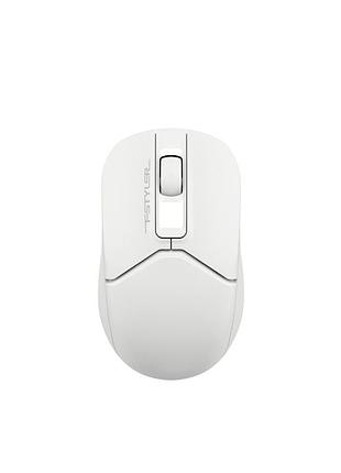 Мышь компьютерная безпроводная a4tech fstyler fb12s silent white белая