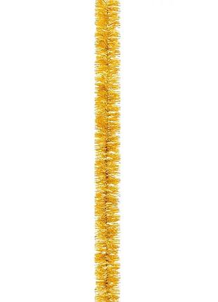 Мішура новорічна yes флекс mg-001 золото 902027 2.5х200 см