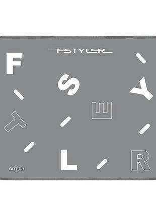 Игровая поверхность для мыши и клавиатуры a4tech fp25(silver) 25х20 см графитовый