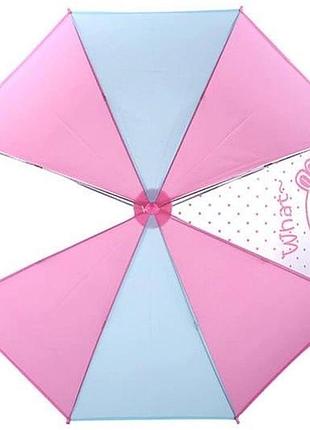 Зонт детский складной wk mini umbrella wt-u06-pink розовый