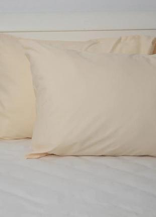 Комплект наволочек теп 12-1007 tcx creamy 2-04245_30945 70х70 см 2 шт кремовый