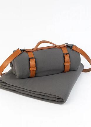 Плед тревел флисовый love you 9131r 150x200 см графитовый