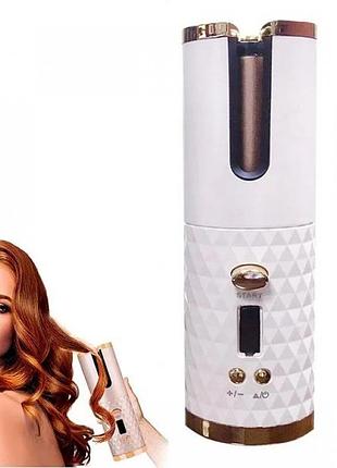 Автостайлер для локанов 3/4 дюймовый hair curler automatic (белый)