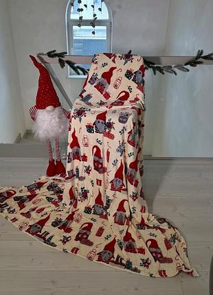 Плед флісовий dushka home merry christmas 16 21493 200х230 см