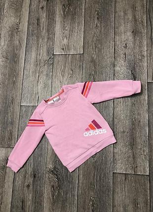 Свитшот adidas на 18-24 м 86-92 см оригинальный красивый кофта толстовка