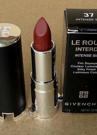 Givenchy le rouge interdit intense silk 37, помада для губ, 1,5gr