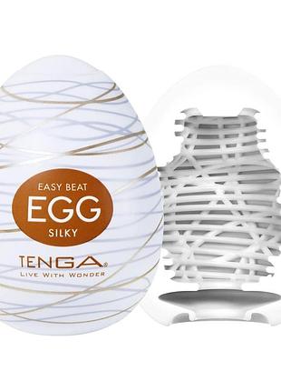 Мастурбатор-яйцо tenga egg silky 2