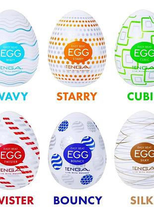 Мастурбатор-яйцо tenga egg silky 5