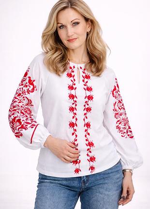 Женская стильная вышиванка,xs-4xl 3xl