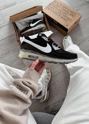 Мужские черные кроссовки nike air max terrascape 90 white black х эйр макс 42