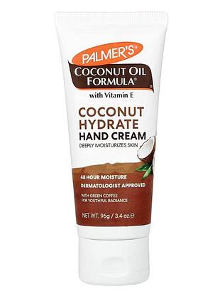 Крем для рук с кокосовым маслом и витамином palmer's coconut oil formula 96 г