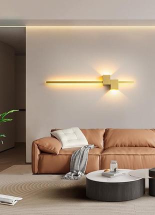 Бра led 27529 латунь 6х15х100 см.