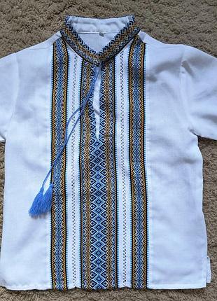 Вишиванка короткий рукав 152 см.