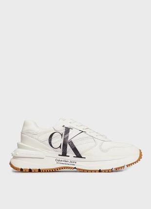 Жіночі білі кросівки calvin klein chunky runner 38 🛍️1+1=3🛍️