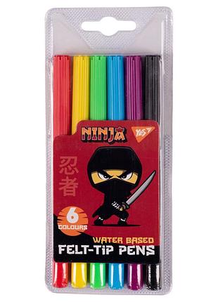 Набор фломастеров yes ninja 650527 6 цветов