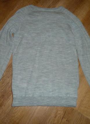 H&m шерстяной свитер на 6-8 лет 100% шерсть2 фото