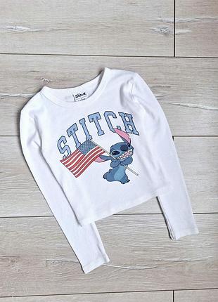 Кофта топік в рубчик 5-7 років stitch