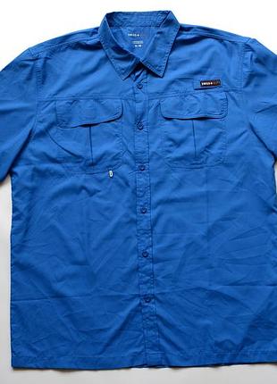 Трекинговая легкая рубашка тенниска swiss alps blue navy upf 30+ xl