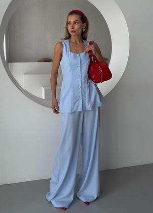 Костюм jadone fashion анна s голубой