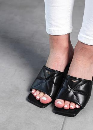 Мюли женские fashion louie 3638 36 размер 23,5 см черный