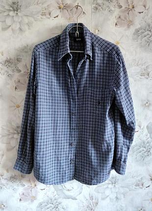 Рубашка hugo boss flannel shirt