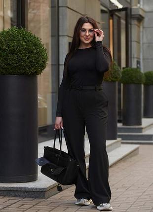 Брюки jadone fashion темис 54 чёрный