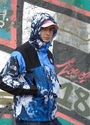 Куртка supreme tnf mountain ветровка суприм l