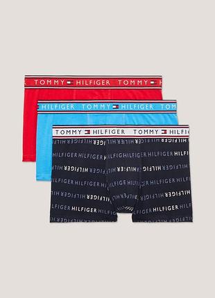 Набор трусов боксеры 3 шт. tommy hilfiger (154100516312) m комбинированные