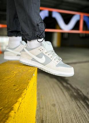 Женские кроссовки nike sb dunk low кроссы найки сб данк для женщин кожанные стильные белые найк повседневные 40
