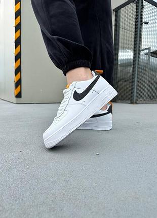 Женские кроссовки nike air force 1 low белые кожаные найк для женщин стильные и удобные 42