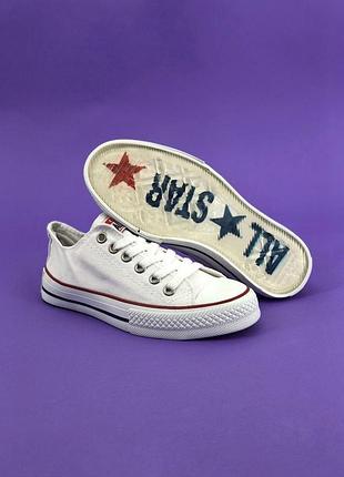Женские кроссовки converse кеды конверс для женщин белые удобные тканевые 38